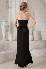 Ankle Length Skirt Cheap La Femme Prom Dresses Black