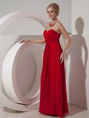 Wine Red Top Floor Length Bridesmaid Dress In New Jersy