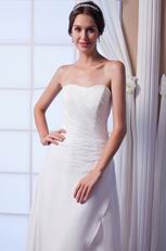 Simple Sweetheart Wedding Dress For Beach Wedding Ceremoney