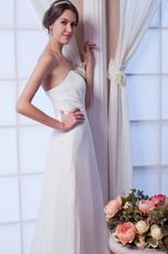 Simple Sweetheart Wedding Dress For Beach Wedding Ceremoney