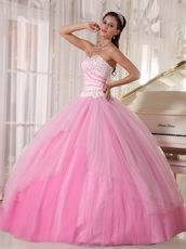 Lovely Pink Girls Prefer Quinceanera Dress Fading Color Fabric