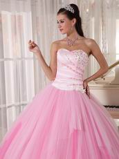 Lovely Pink Girls Prefer Quinceanera Dress Fading Color Fabric