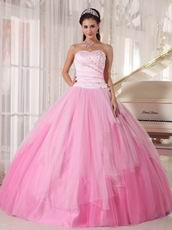 Lovely Pink Girls Prefer Quinceanera Dress Fading Color Fabric