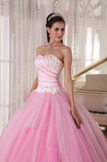 Lovely Pink Girls Prefer Quinceanera Dress Fading Color Fabric