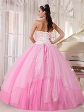 Lovely Pink Girls Prefer Quinceanera Dress Fading Color Fabric