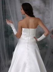 Perfect Sweetheart A-line Stain Wedding Dress Ivory Low Price