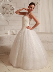 Ball Gown Wedding Dress Floor-length Puffy Skirt With Appliques Low Price