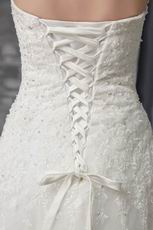 Sweetheart Empire Waist Tulle Appliques Romantic Bridal Dress