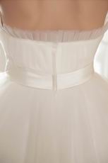 Noble Beaded Bodice With Appliques A-line Wedding Gown Cheap