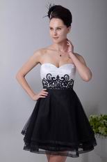 Sweetheart Other Side Zip A-line Gradution Dresses