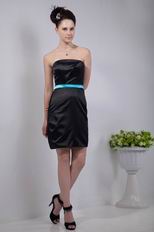 Black Strapless Short Homecoming Dress Under 100 Dollars