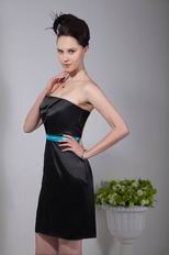 Black Strapless Short Homecoming Dress Under 100 Dollars