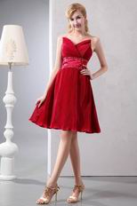 Alizarin Crimson Mother Of The Bride Dress With Jacket