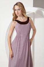 Inexpensive Scoop Rosy Brown Petite Evening Dresses