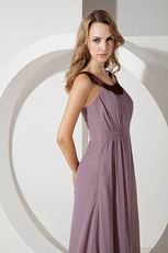 Inexpensive Scoop Rosy Brown Petite Evening Dresses