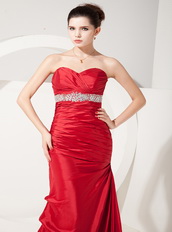 Scarlet Floor-length A-line Prom Dress For Beautiful Lady Inexpensive