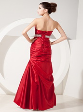 Scarlet Floor-length A-line Prom Dress For Beautiful Lady Inexpensive