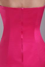 Hot Pink Chiffon Skirt Top Designer Short Prom Dress