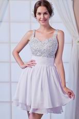 Hot Sell Straps Lavender Sweet 16 Dress With Beading