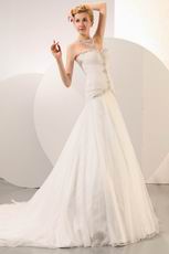 Crystals Corset Chapel Online Tulle Wedding Dress For Discount