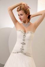 Crystals Corset Chapel Online Tulle Wedding Dress For Discount