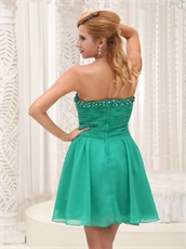 Turquoise Cut Out Show Chest Mini Homecoming Dress Promotion