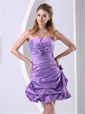 Medium Purple Taffeta Club Cocktail Dress Custom Made Plus Size Free