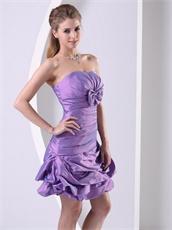 Medium Purple Taffeta Club Cocktail Dress Custom Made Plus Size Free