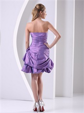 Medium Purple Taffeta Club Cocktail Dress Custom Made Plus Size Free