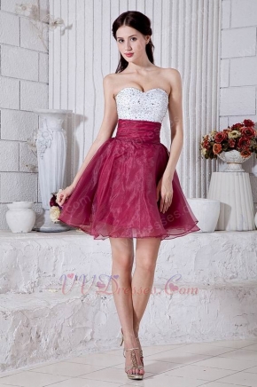 Cute Purple Beaded Sweet 16 Knee Length Dress