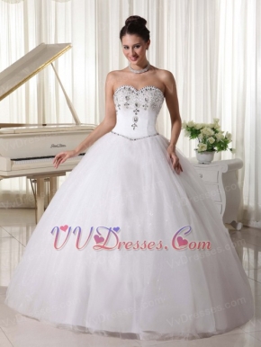 Basque Waist Rhinestones Decorate For Top Seller Wedding Dress Low Price