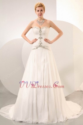 Crystals Corset Chapel Online Tulle Wedding Dress For Discount