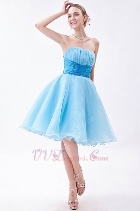 Graduation Dress Baby Blue Halter Neck Backless Baby Blue Prom Dresses, Baby Blue Floor Length Fo